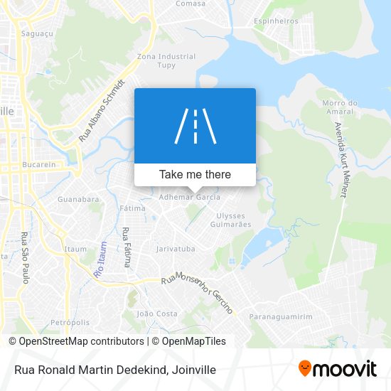 Rua Ronald Martin Dedekind map