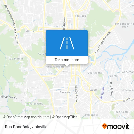 Rua Rondônia map