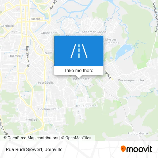 Rua Rudi Siewert map