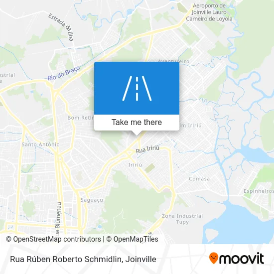 Rua Rúben Roberto Schmidlin map