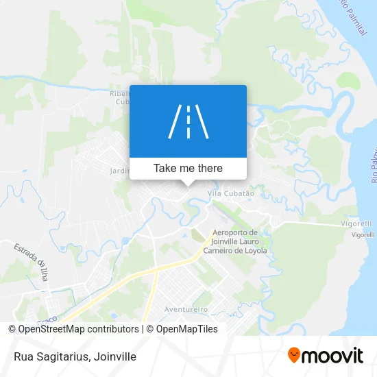 Rua Sagitarius map