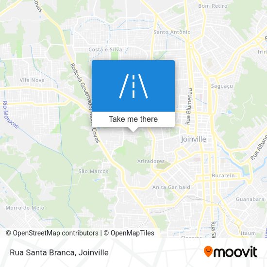 Rua Santa Branca map
