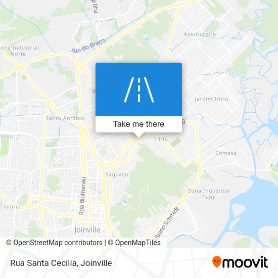 Rua Santa Cecília map