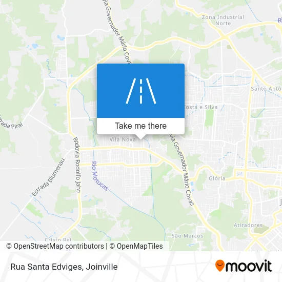 Rua Santa Edviges map