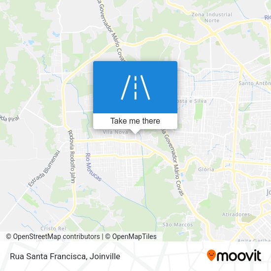 Rua Santa Francisca map
