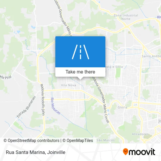 Rua Santa Marina map