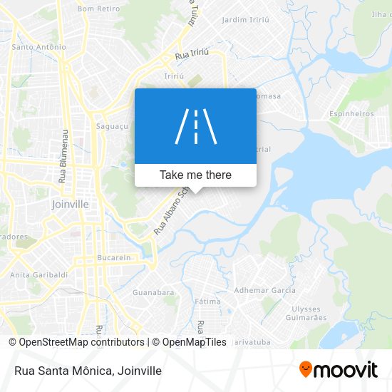 Rua Santa Mônica map