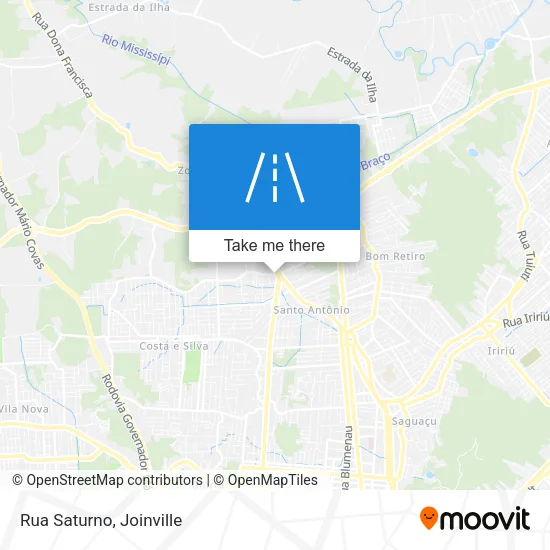 Rua Saturno map