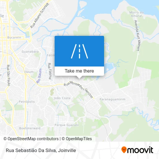 Rua Sebastião Da Silva map