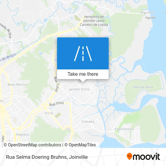 Rua Selma Doering Bruhns map