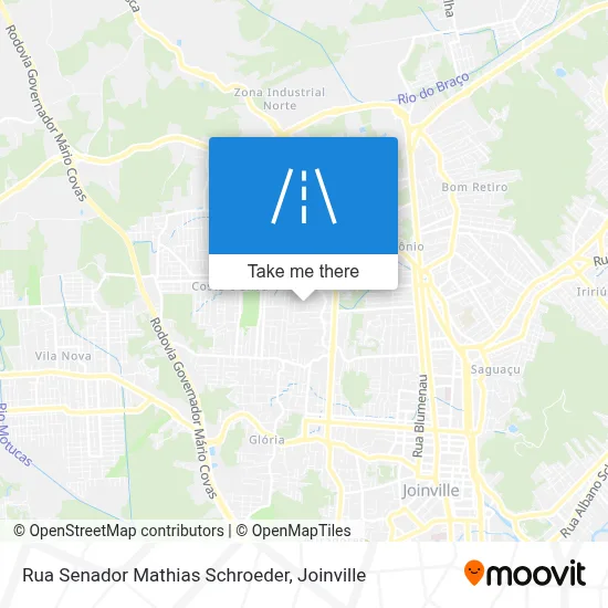 Rua Senador Mathias Schroeder map