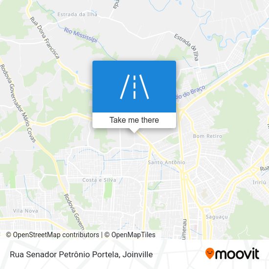 Rua Senador Petrônio Portela map