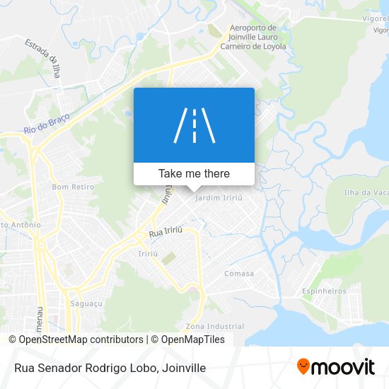 Rua Senador Rodrigo Lobo map