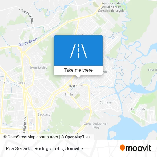 Rua Senador Rodrigo Lobo map