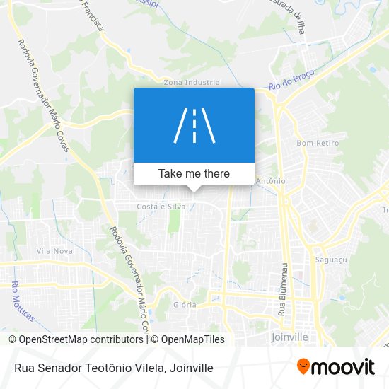 Rua Senador Teotônio Vilela map