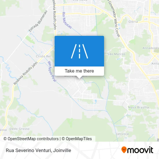 Rua Severino Venturi map