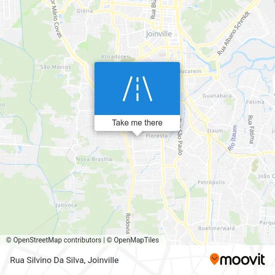 Rua Silvino Da Silva map