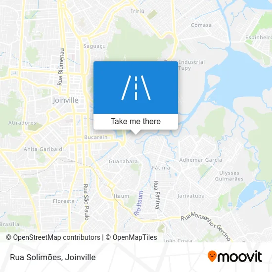 Rua Solimões map