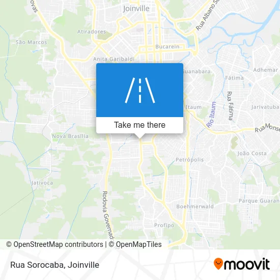 Rua Sorocaba map