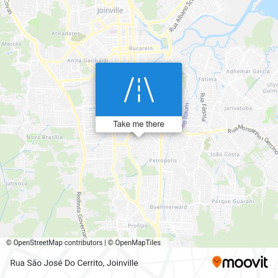 Rua São José Do Cerrito map
