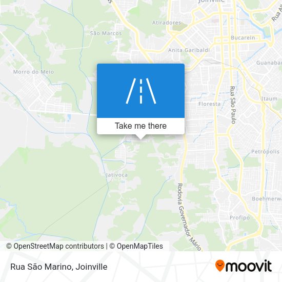 Rua São Marino map