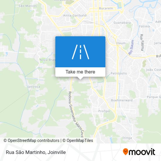 Rua São Martinho map