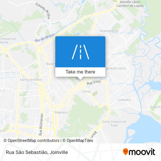 Rua São Sebastião map