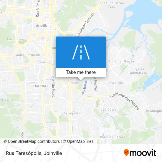 Rua Teresópolis map