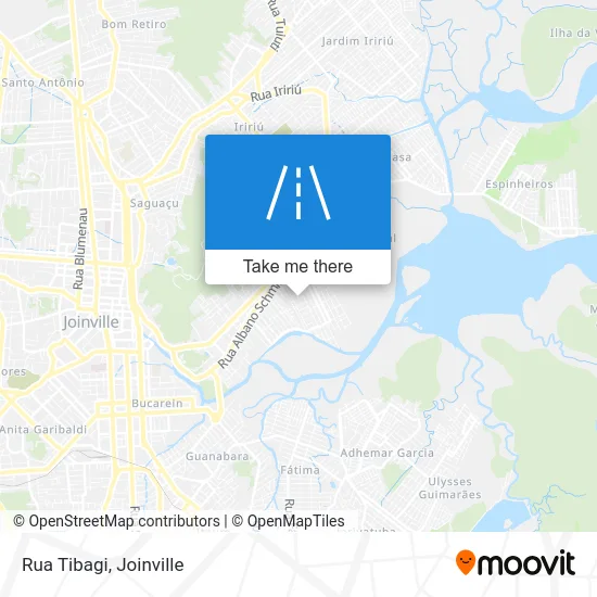 Rua Tibagi map
