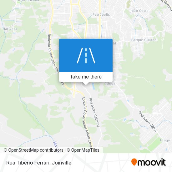 Rua Tibério Ferrari map