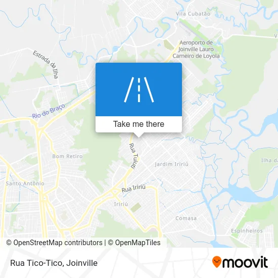 Rua Tico-Tico map