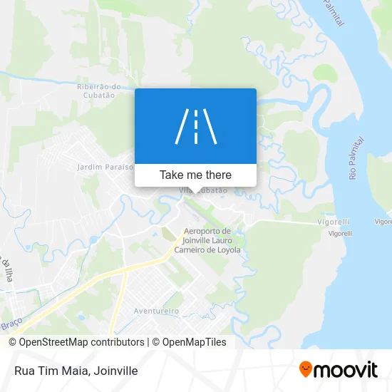 Rua Tim Maia map