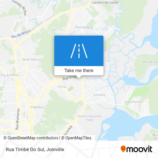 Rua Timbé Do Sul map