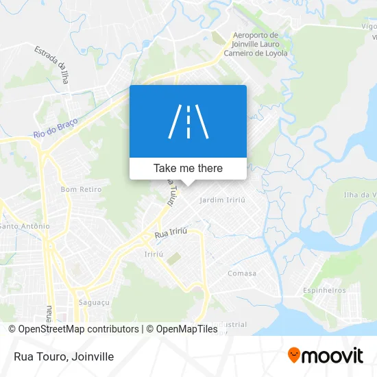 Rua Touro map