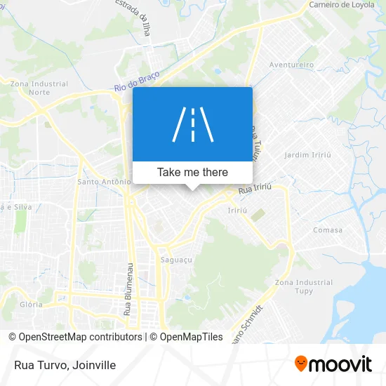 Rua Turvo map