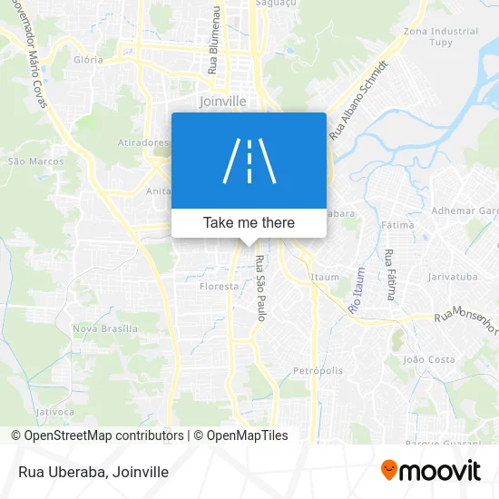 Rua Uberaba map