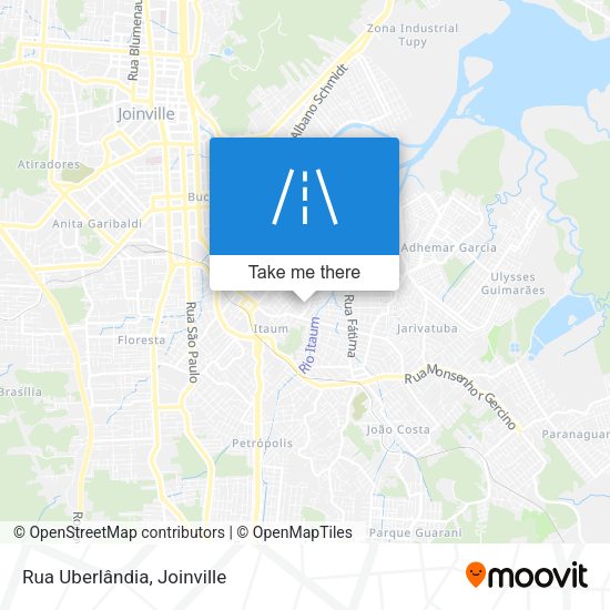 Rua Uberlândia map