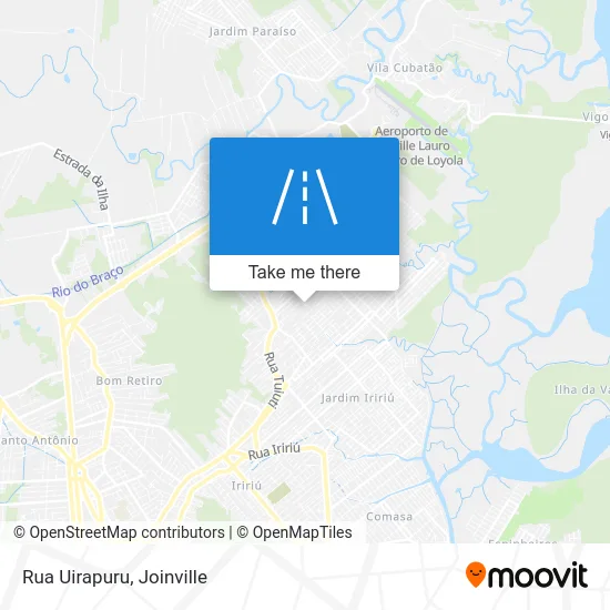 Rua Uirapuru map