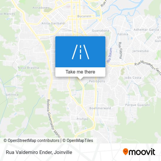 Rua Valdemiro Ender map