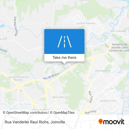Rua Vanderlei Raul Richs map