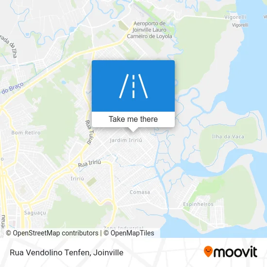Rua Vendolino Tenfen map