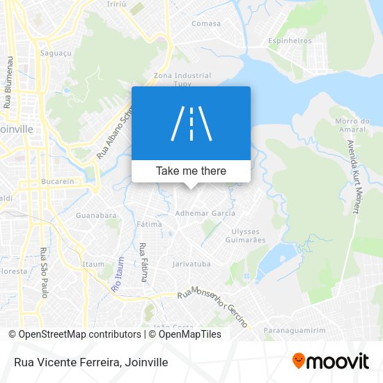 Rua Vicente Ferreira map