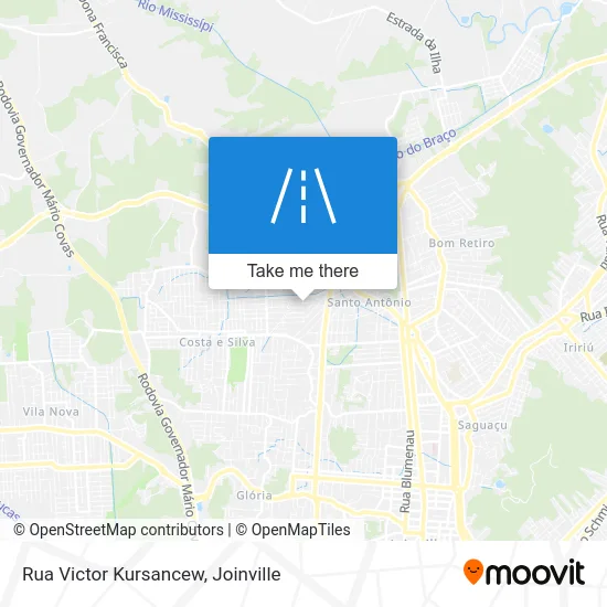 Rua Victor Kursancew map