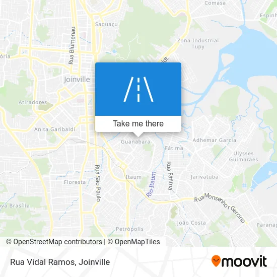 Rua Vidal Ramos map
