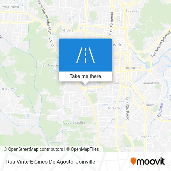 Rua Vinte E Cinco De Agosto map