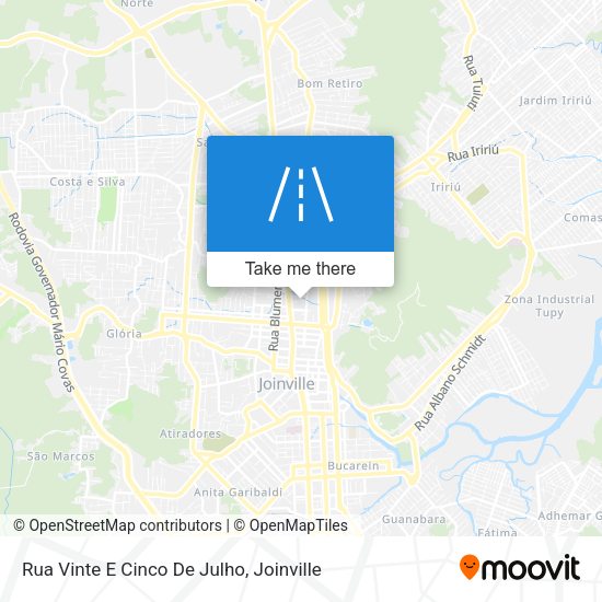 Rua Vinte E Cinco De Julho map