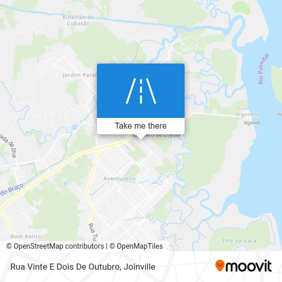 Rua Vinte E Dois De Outubro map