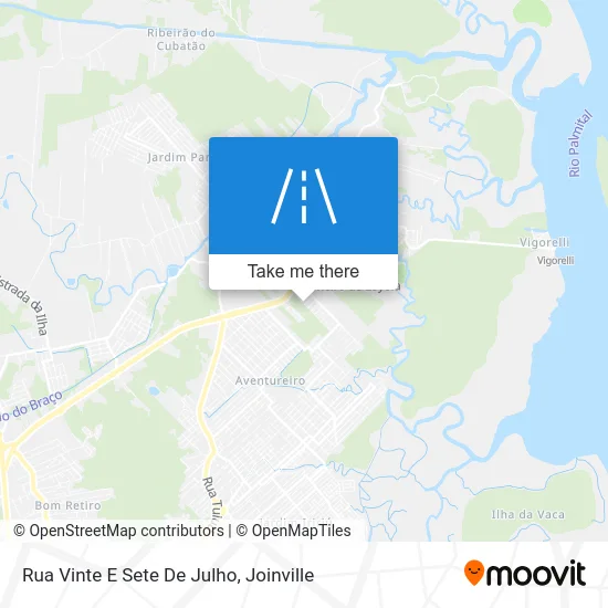 Rua Vinte E Sete De Julho map