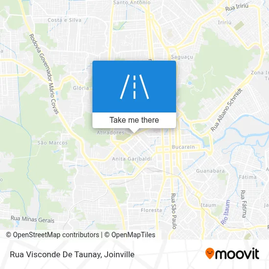 Rua Visconde De Taunay map