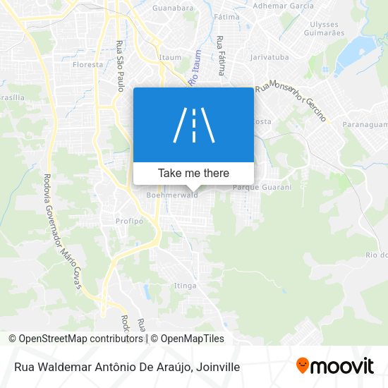 Rua Waldemar Antônio De Araújo map